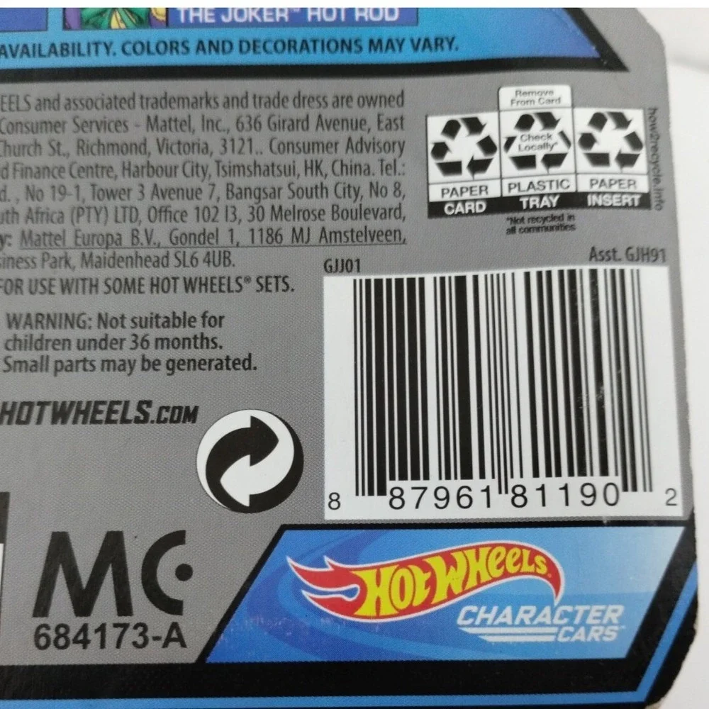 Hot Wheels Wonder Woman 1984 WW84 Character Car DC First‎ Appearance NIP
